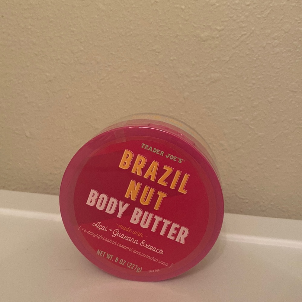 Unopened and sealed Trader Joe’s Brazil Nut Body Butter